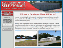 Tablet Screenshot of farmingtonmaineselfstorage.com